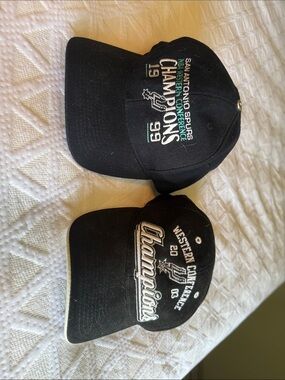 San Antonio Spurs Black Champions Embroidered Baseball Cap